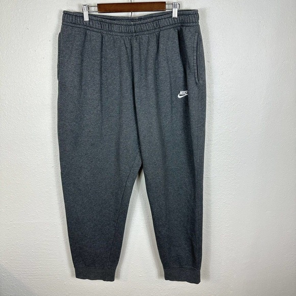 Nike Mens 3XL Club Fleece Joggers Swoosh Gym Active Track Sweatpants Gray  www.imisca.jp